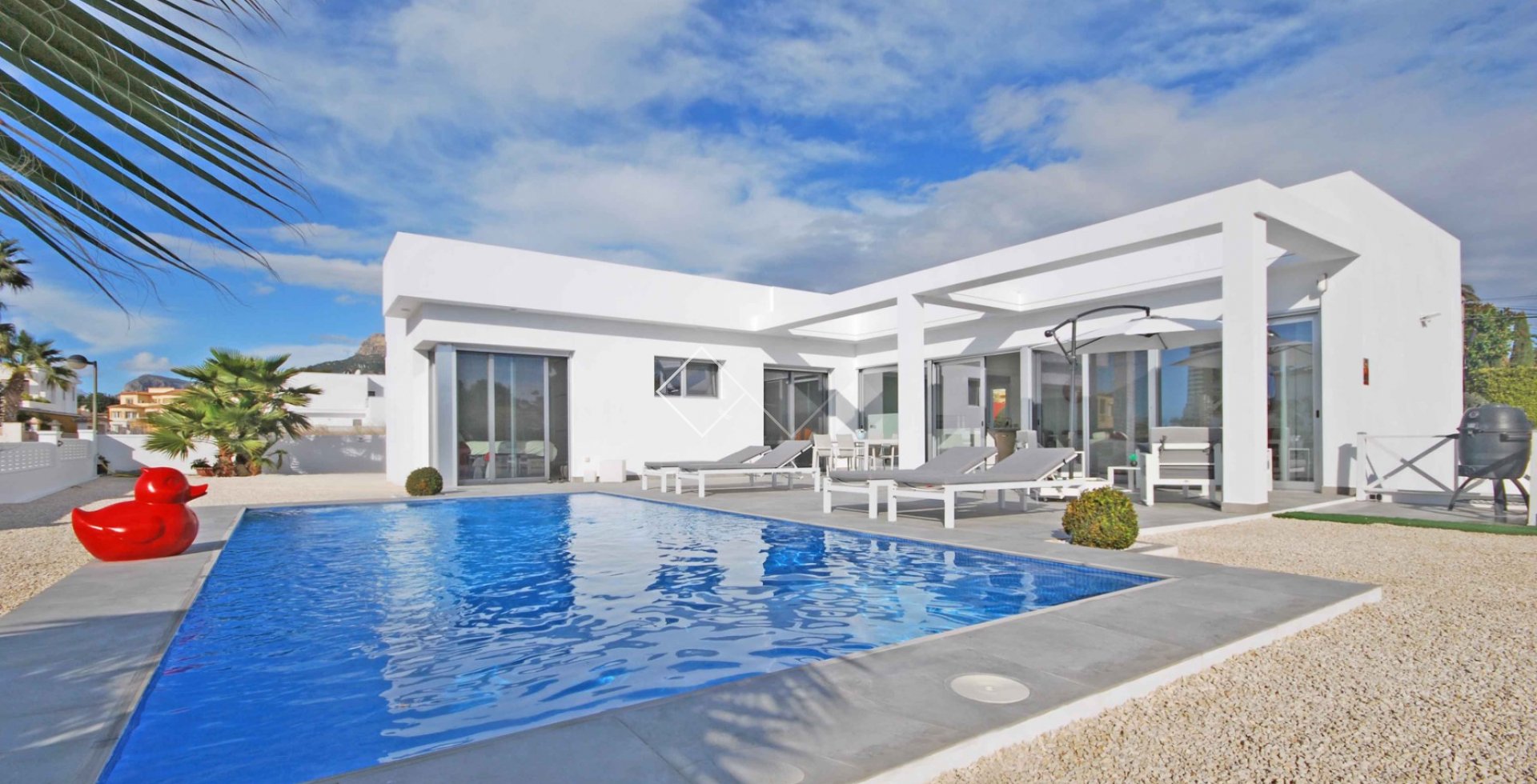pool - Lovely modern villa for sale in Enchinent, Calpe