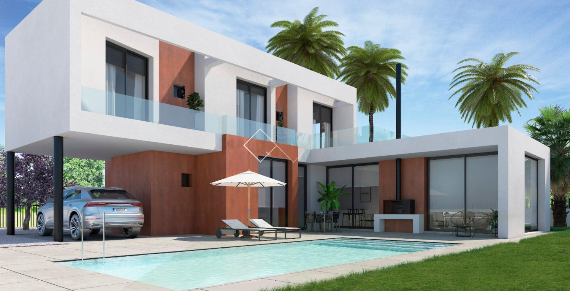 kubische Villa zu verkaufen in Calpe