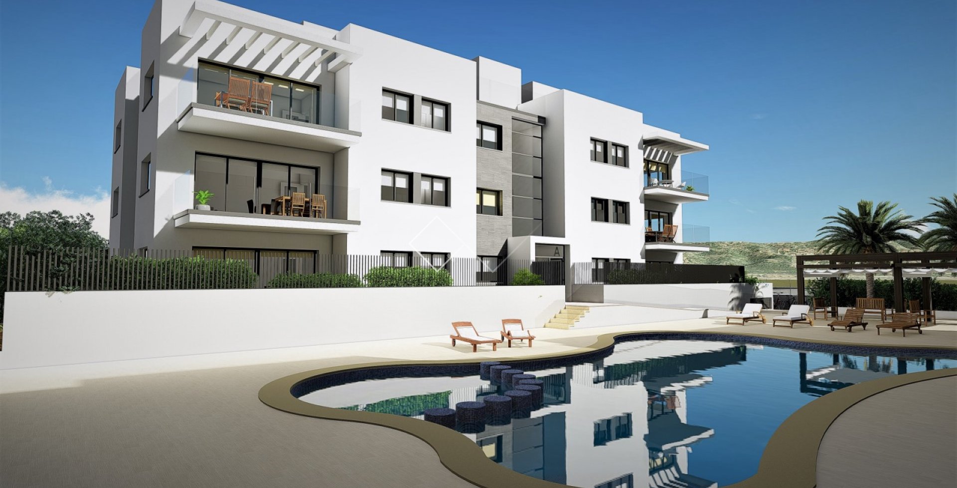 New 3 bed apartments in Arenal, Javea