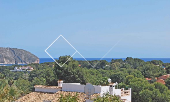 panoramic sea views  - attached house in moraira