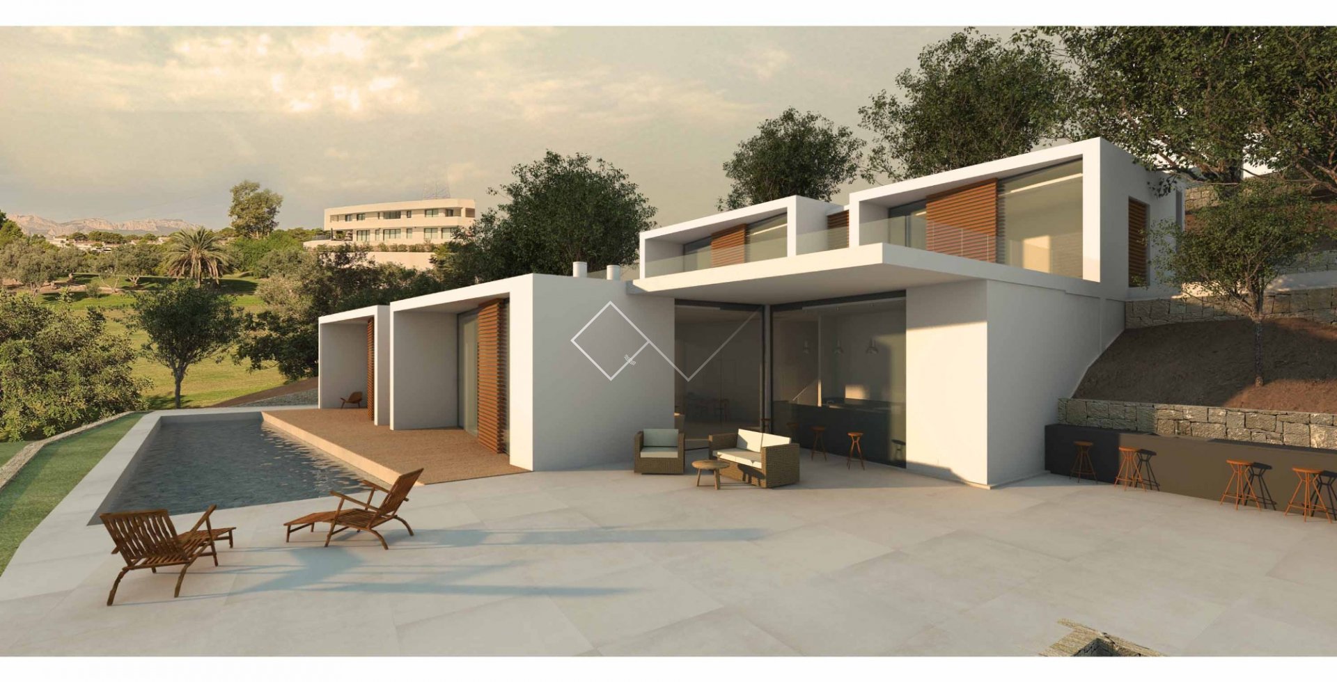 Infographic - First line golf villa for sale in Altea