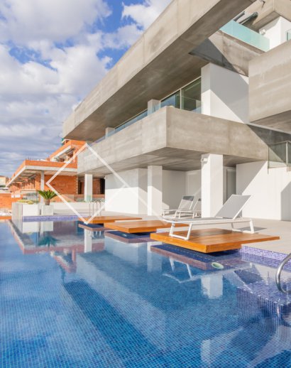 luxury residential complex - Stunning penthouse with sea views in Cumbre del Sol, Benitachell