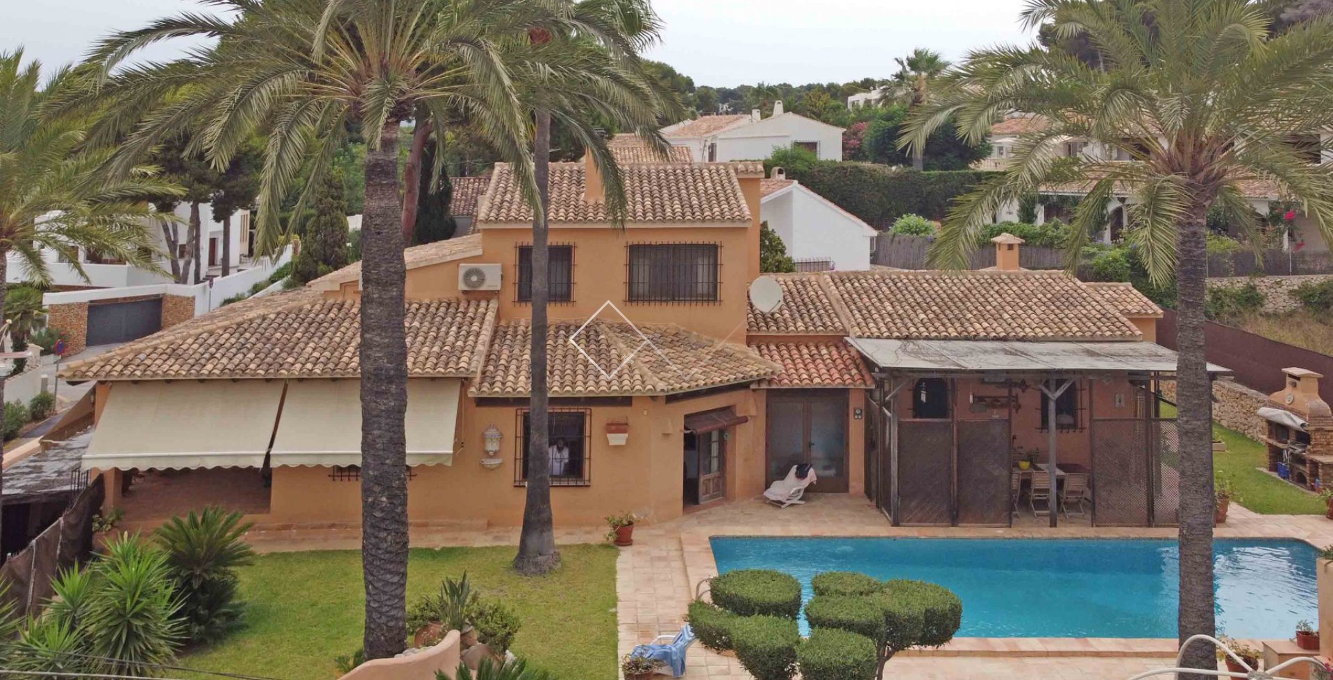 Villa méditerranée à Pla del Mar, Moraira; 150m du centre