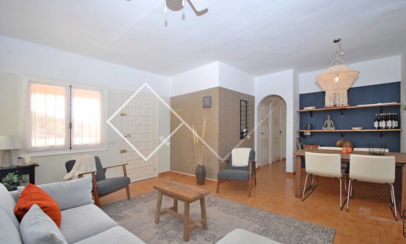 sala de estar - Bonito apartamento en venta en Castellons del Vida, Teulada