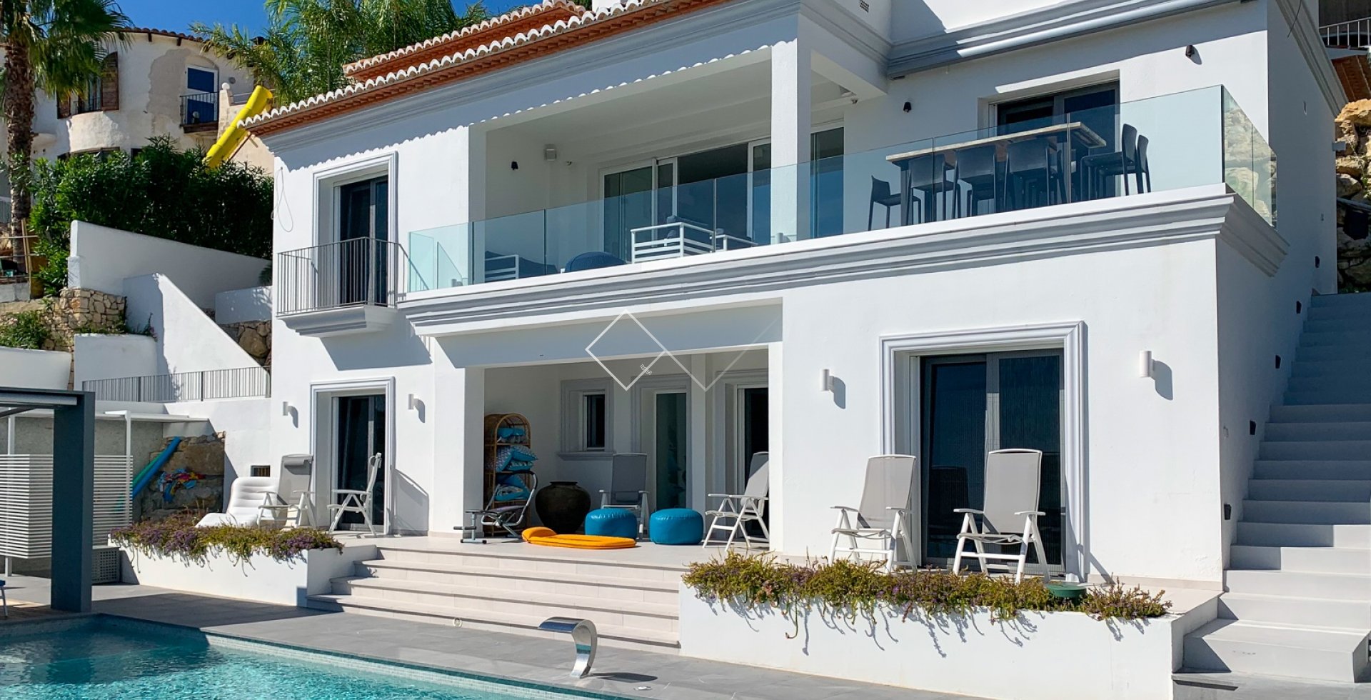 renovated villa - Grand sea view villa for sale in Benissa, Montemar