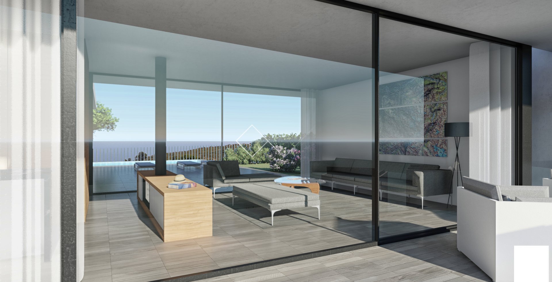 Sea views - Modern design villa for sale in El Portet, Moraira 
