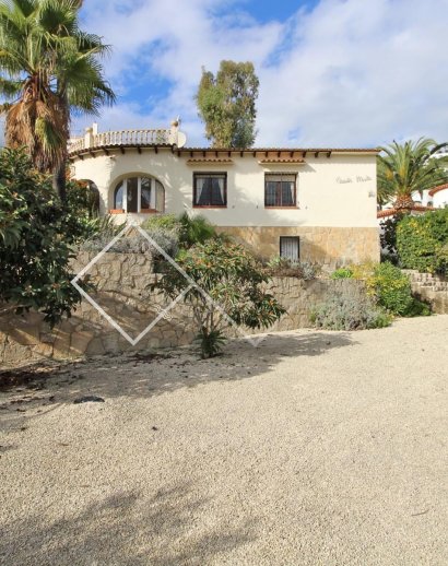 access to the villa - Detached villa for sale in Benissa, Montemar