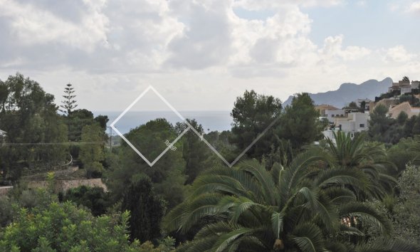 Dachterrasse mit Meerblick - Freistehende Villa zum Verkauf in Benissa, Montemar