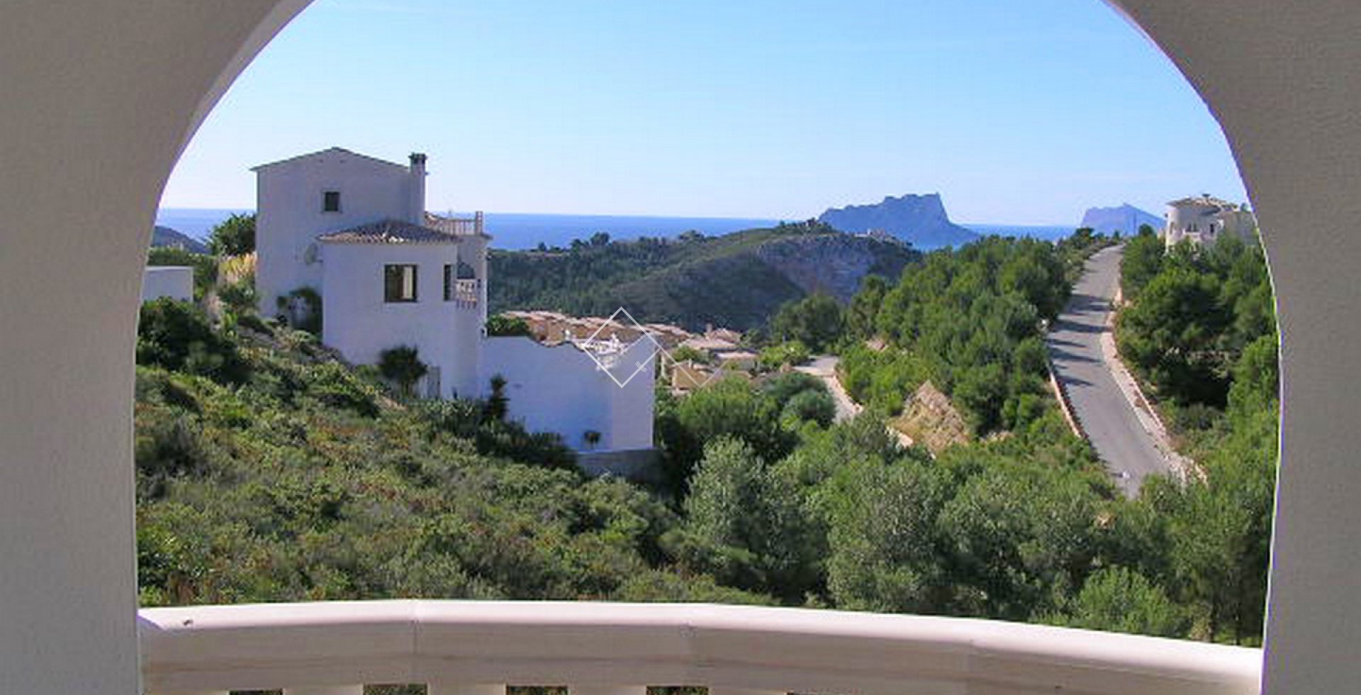 views from porch - Traditional new build villa for sale in Benitachell