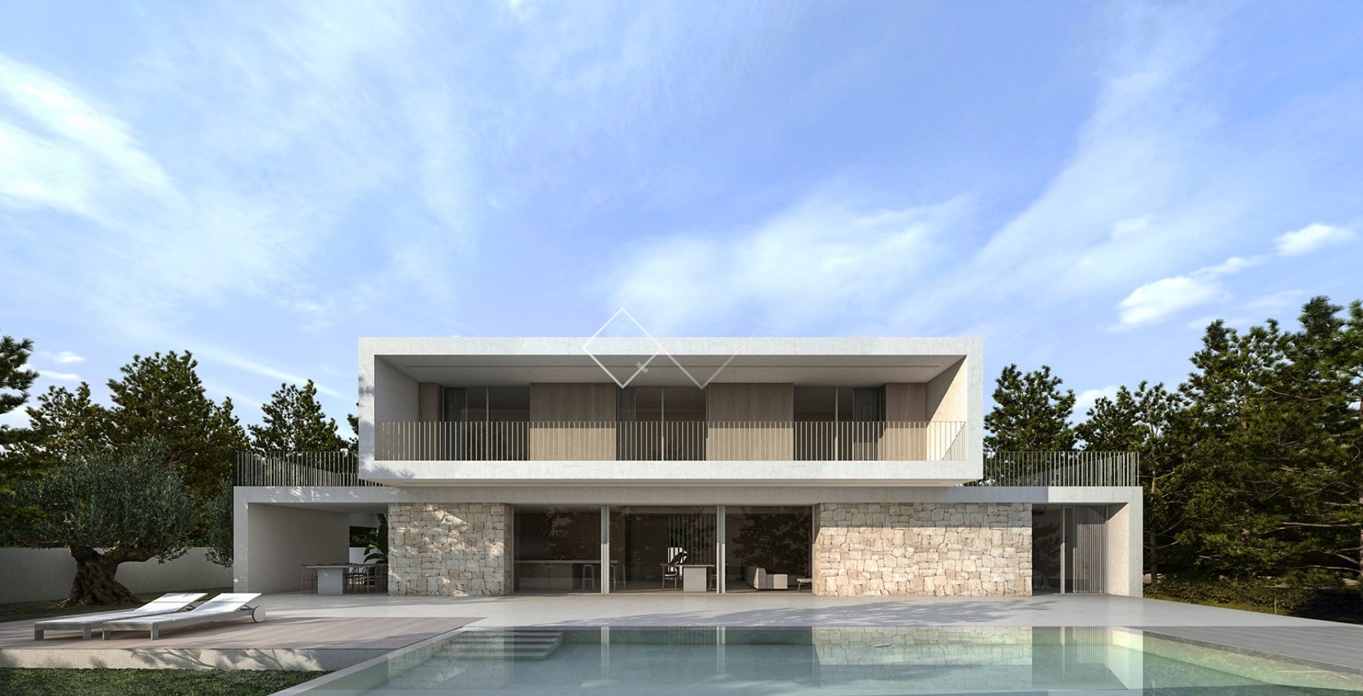 design villa - Moderne nieuwbouw villa te koop in Calpe