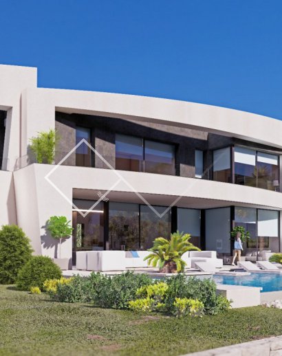 Projekt - Moderne Villa mit Panoramablick aufs Meer, Calpe
