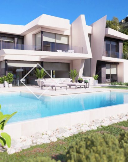 Projekt - Design-Villa zum Verkauf in Calpe mit Meerblick