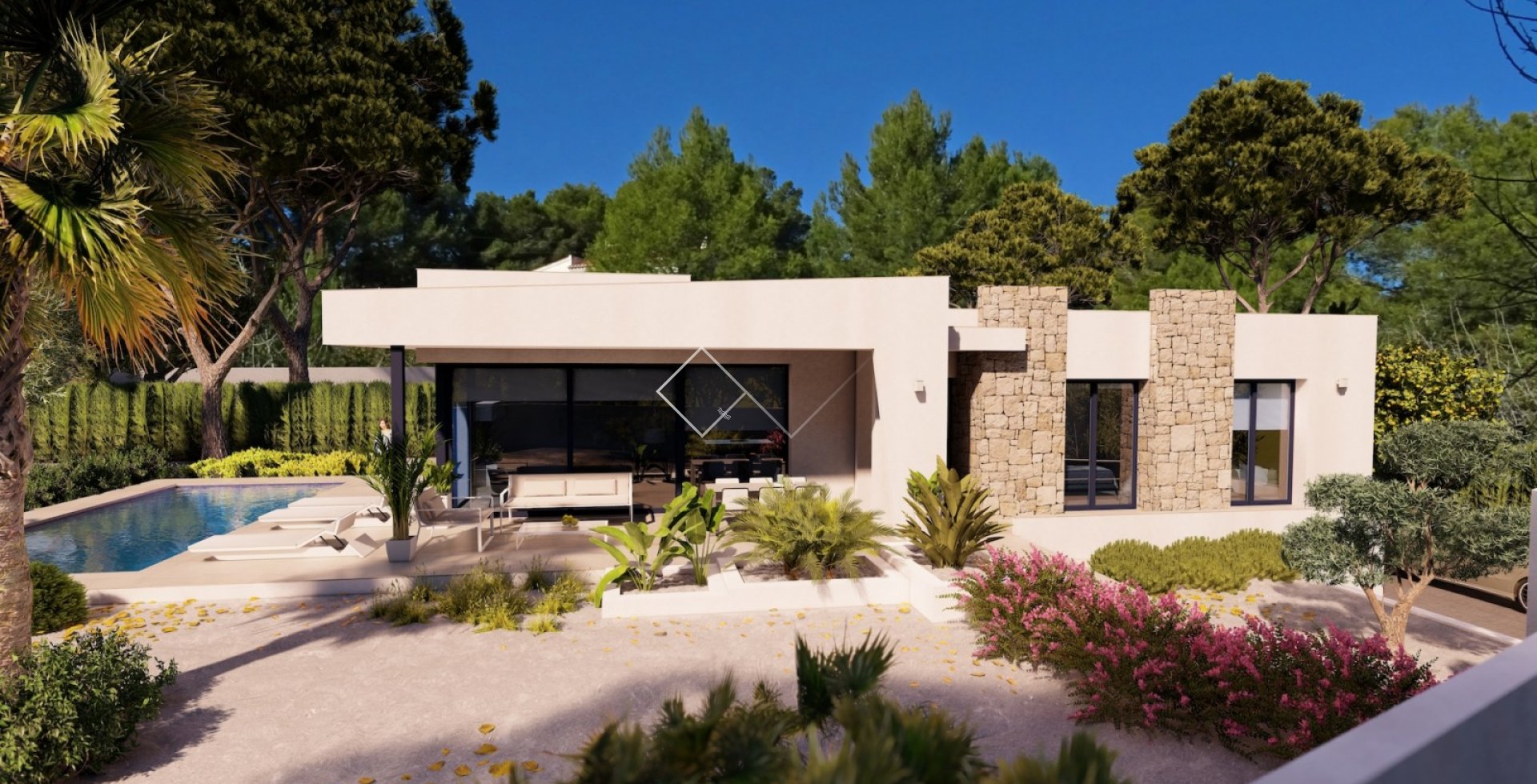 Projet 46 - Villa moderne de plain-pied à vendre à Benissa