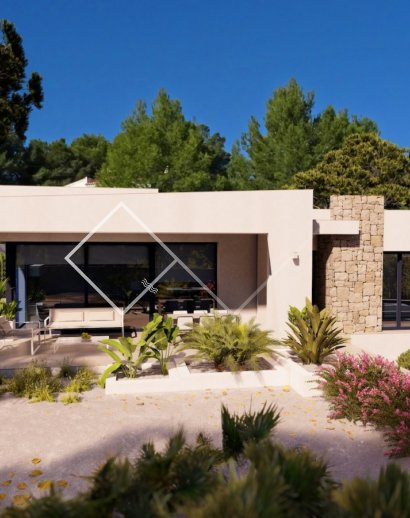 project 46 - Gelijkvloerse moderne villa te koop in Benissa