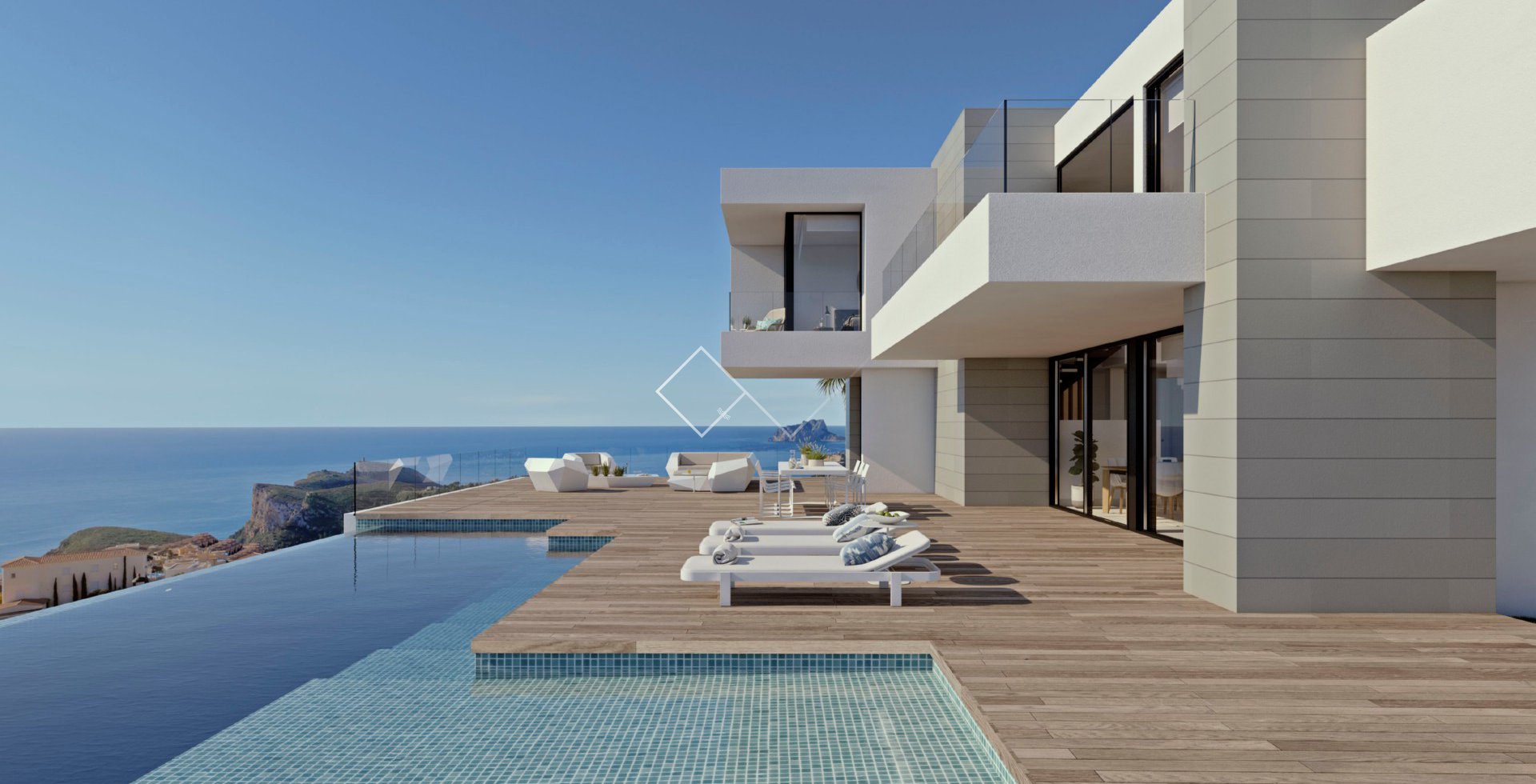 Project for modern design villa in Benitachell, Cumbre del Sol