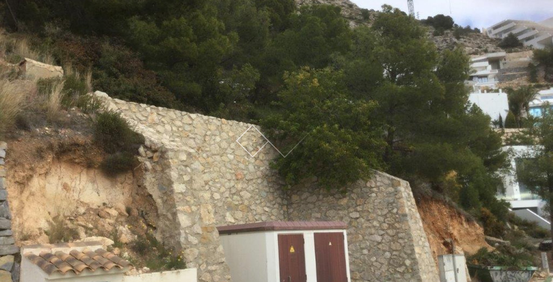 south orientation - Sloping sea view plot for sale in Altea Hills