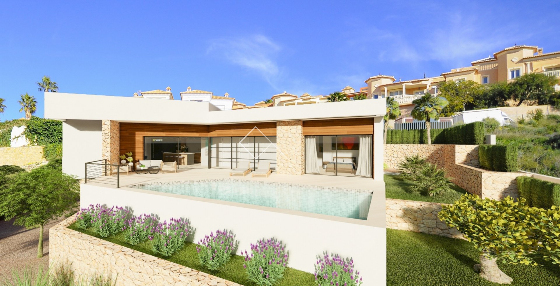 Project voor design villa in Calpe, Casanova