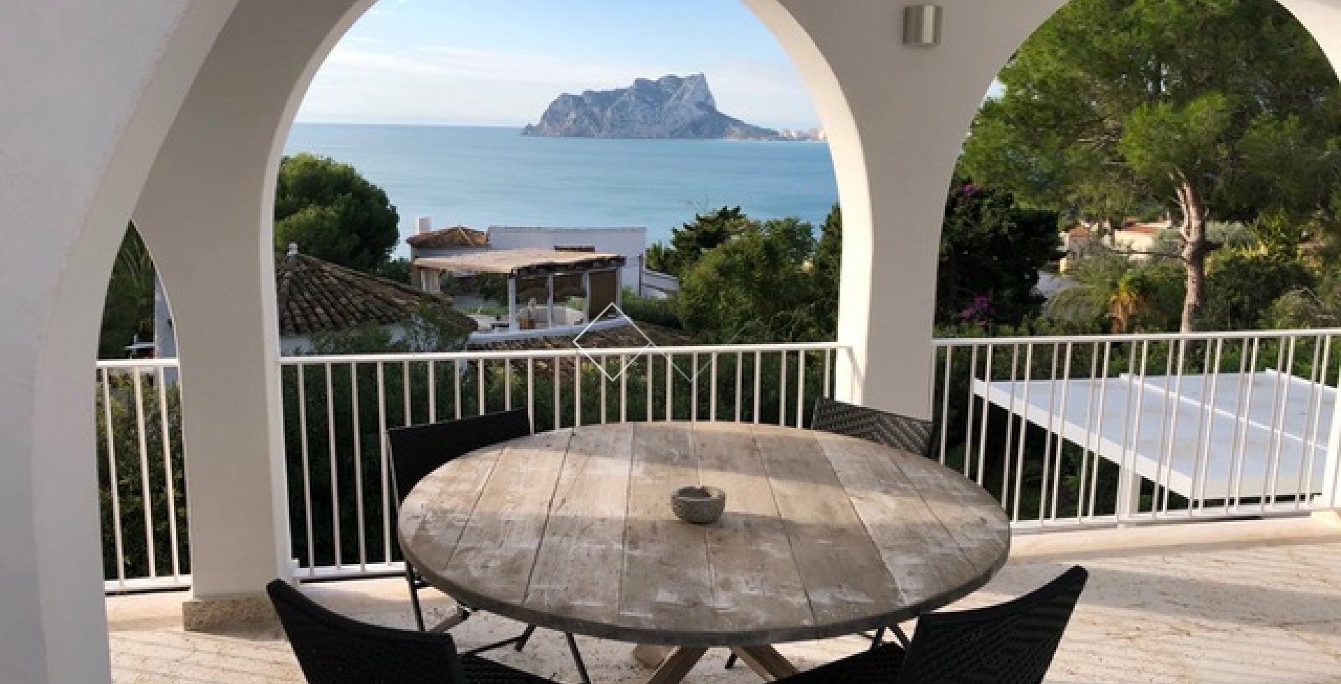 patio - Villa con vistas al mar en venta en Moraira, Cap Blanc