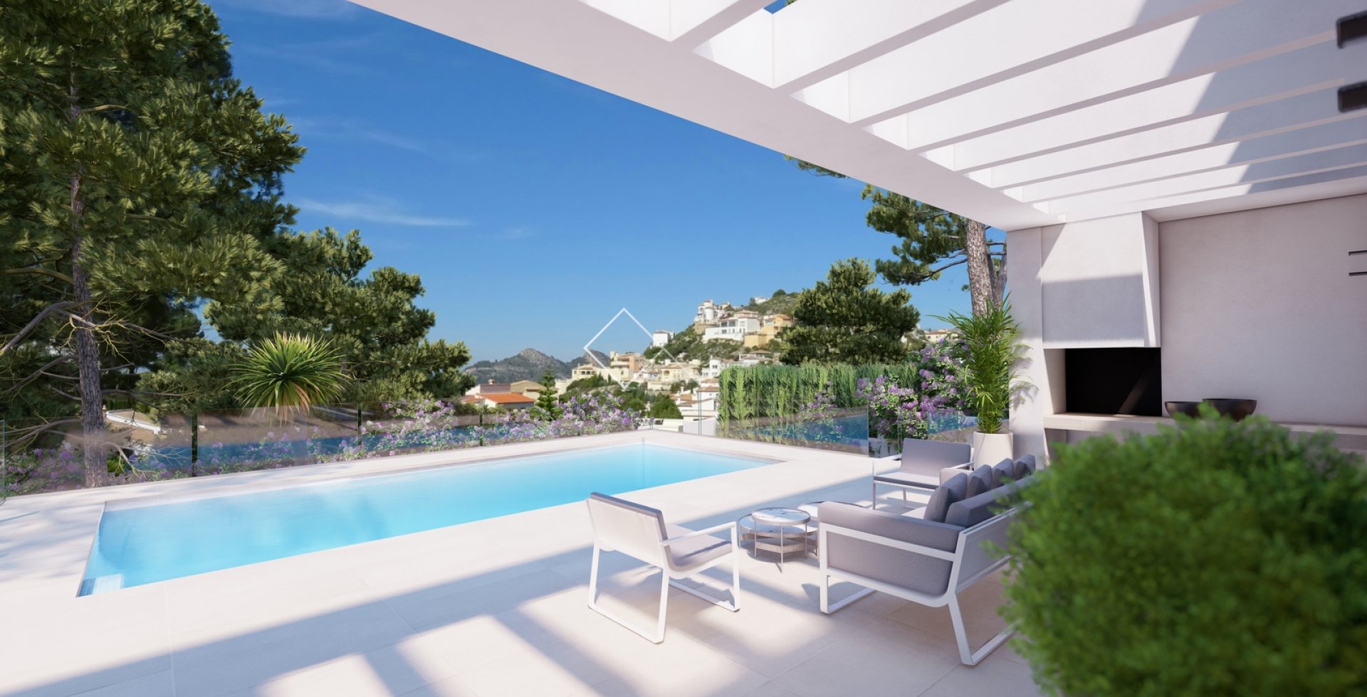 zwembad - Moderne villa in Pedreguer - alles gelijkvloers