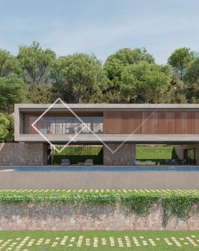 Außergewöhnliche Design-Villa mit Meerblick in Benissa