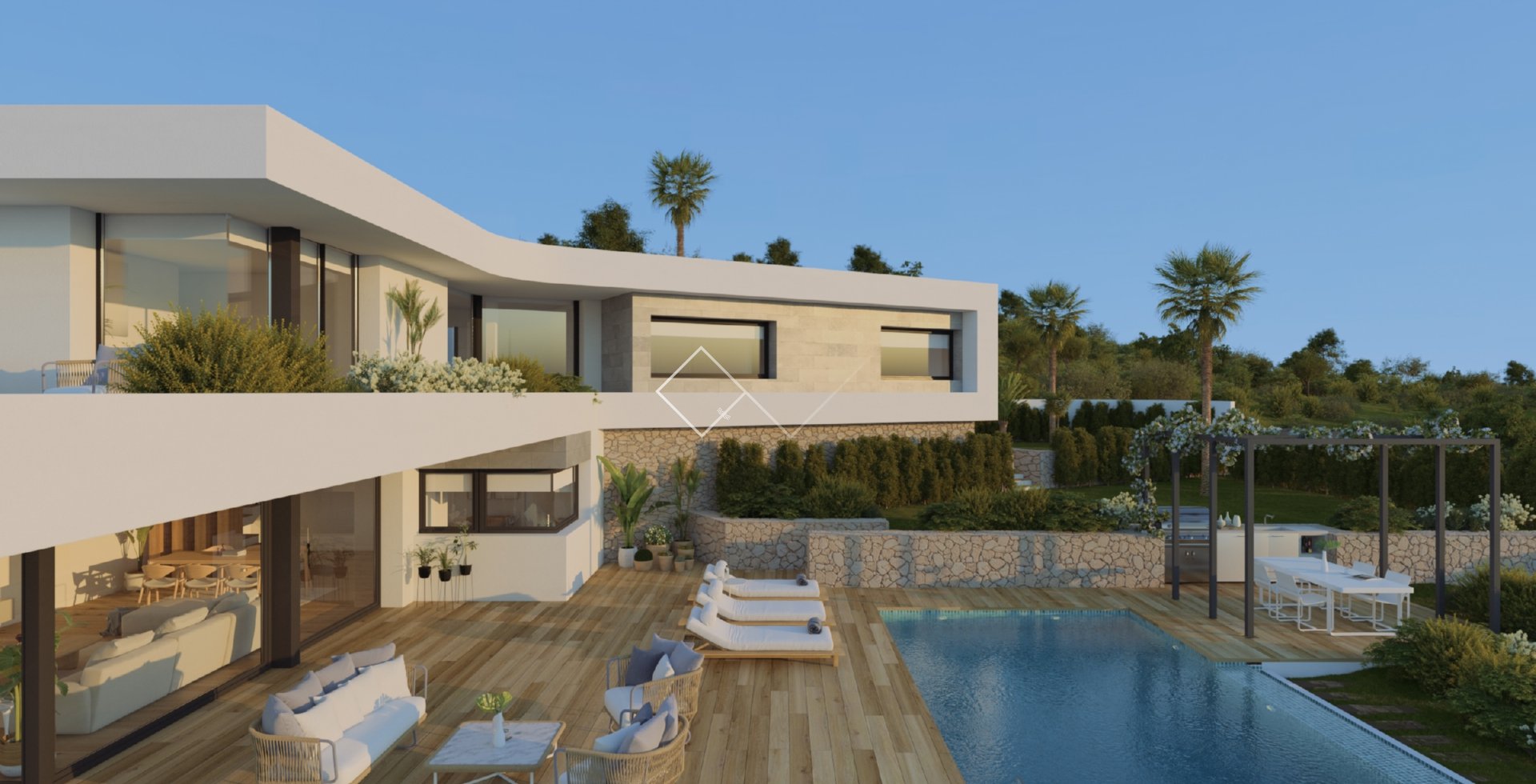 Project for superb design villa in Encinas, Benitachell