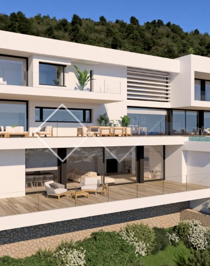 Villa design 3 étages - Majestueuse villa design à vendre à Benitachell