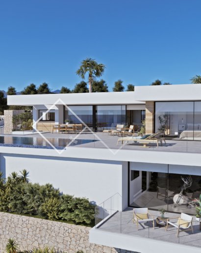 comfort and sea views - Attractive sea view villa for sale in Benissa