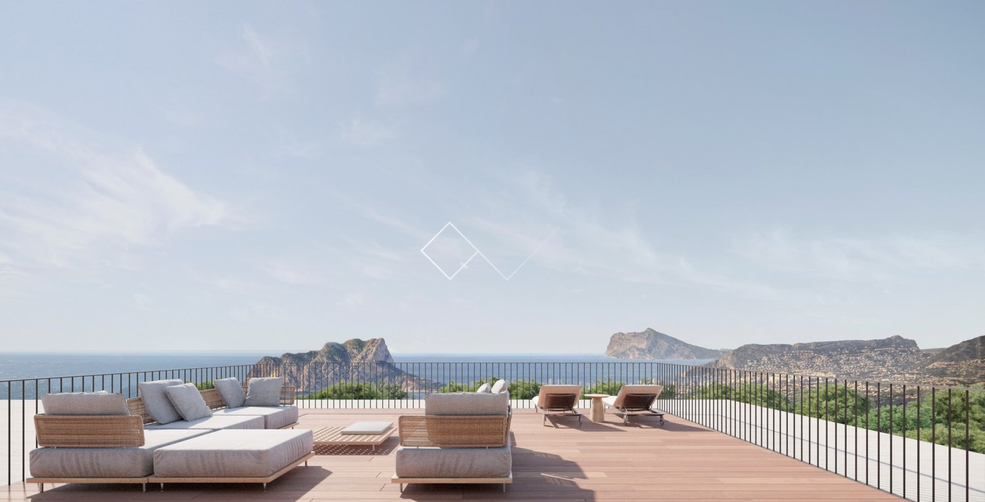 super vues - Exceptionnelle villa design avec vue sur la mer à Benissa