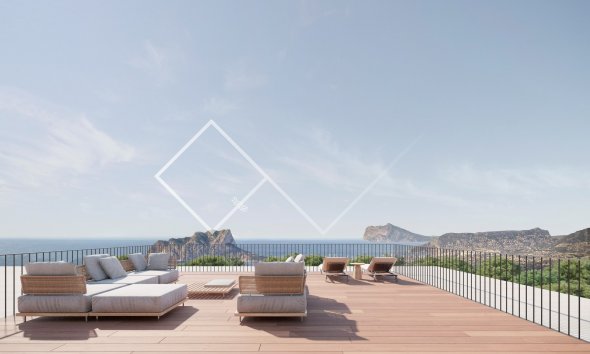 tolle Aussichten - Außergewöhnliche Design-Villa mit Meerblick in Benissa