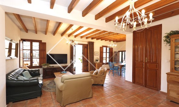 living room - Authentic country house for sale in Lliber