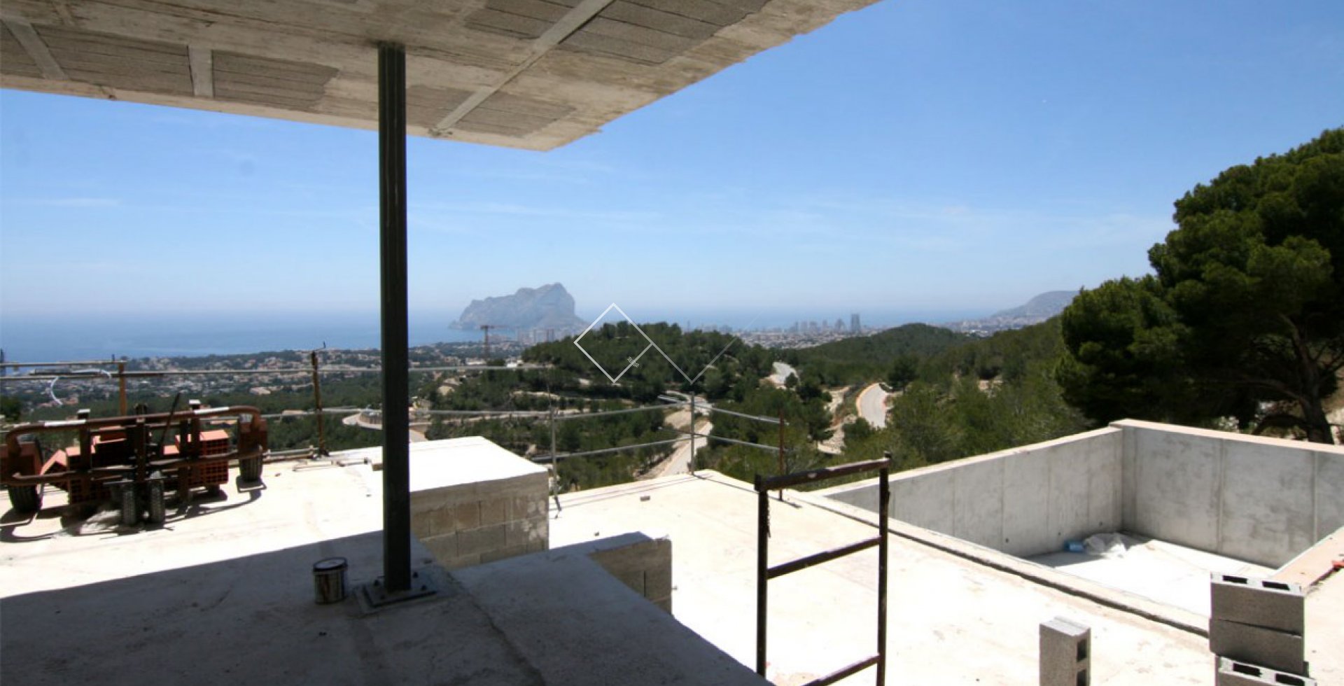 panoramische zeezicht - Kwaliteits nieuwbouw villa met zeezicht in Benissa