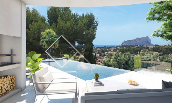 sea views - villa for sale in Benissa, 1 km from beach