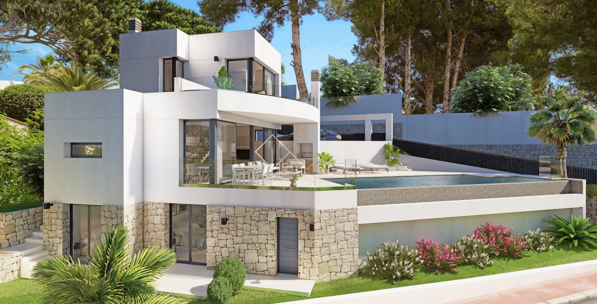 Sea view villa for sale in Benissa, 1 km from beach