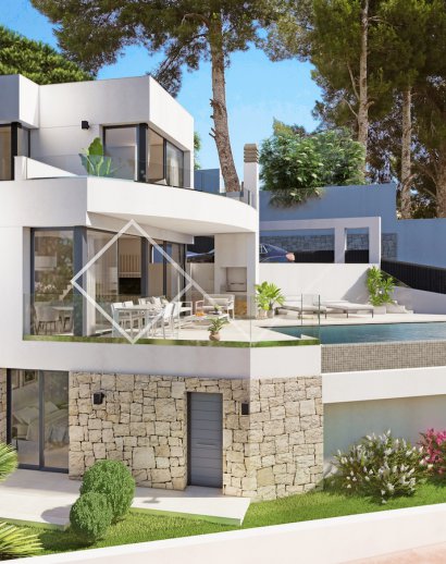 Villa con vistas al mar en venta en Benissa, a 1 km de la playa