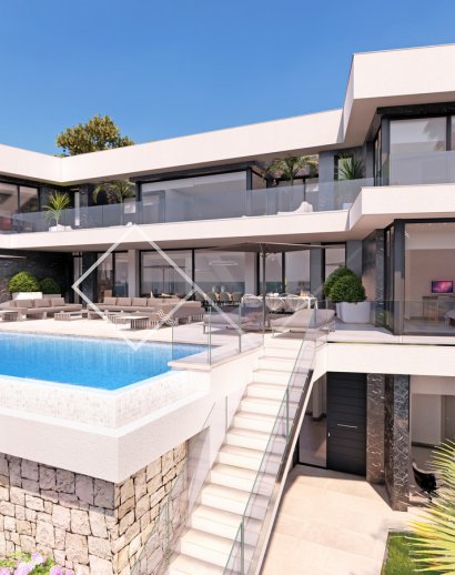 Ritzy villa for sale with stunning sea views in Calpe