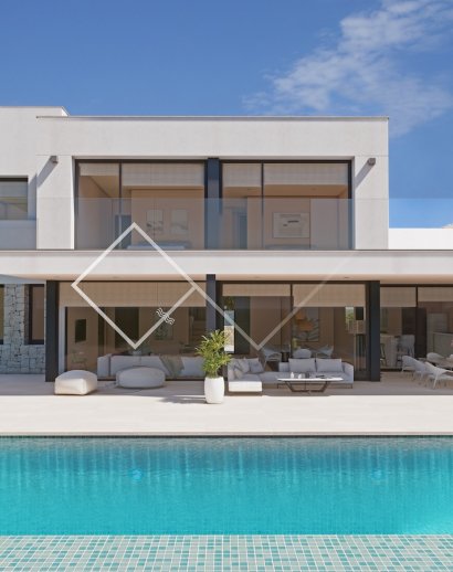 Projekt für moderne Villa zu verkaufen in Moraira, El Portet