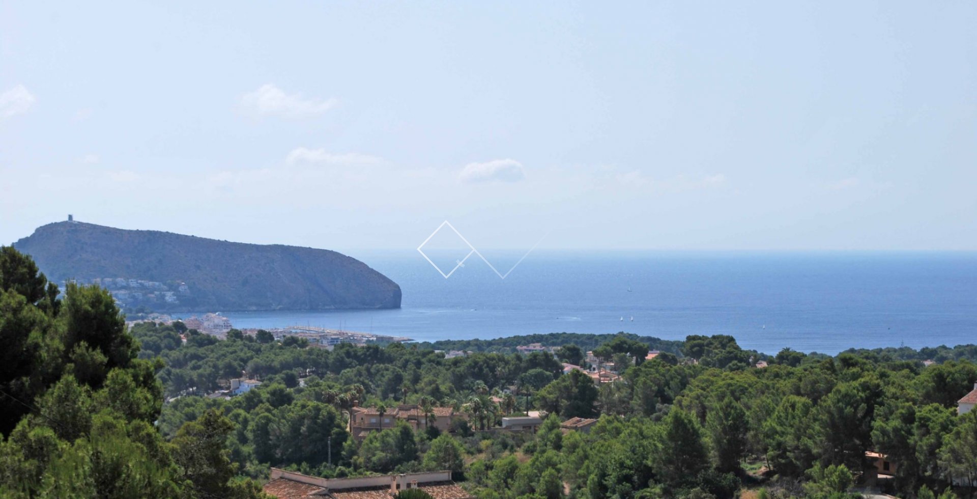 Terrain avec vue sur la mer à vendre à Moraira