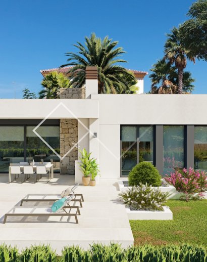 New build villa for sale in Calpe close to town