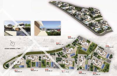 9 Villas nouvelle construction Balcon de Finestrat Benidorm