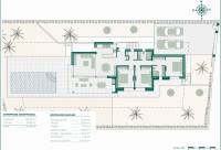 plano - Obra nueva: villa de una sola planta en venta en Benissa
